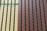 New Arrivals Direct Wholesaler walnut veneer grooved wood mdf acoustic panel for