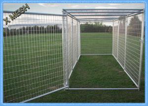 Wholesale 11 Gauge Galvanised Weld Mesh Panels Painted Outdoor Dog Kennel 10X10X6 Foot from china suppliers