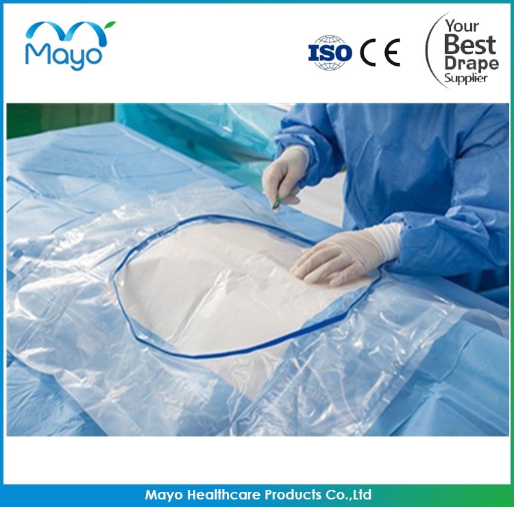 Medical Cesarean Drape Hospital Surgical C-section drape for Caesarian surgery made in china