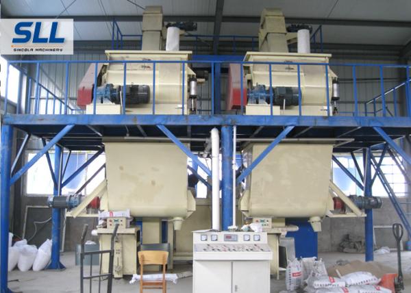 Fully Automatic Dry Mortar Plant / Ready Mix Plaster Plant 45-55kw Power