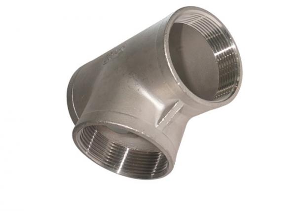 Quality 1 / 2" High Pressure 304 Stainless Steel Pipe Fittings Stainless Steel Reducing Tee for sale