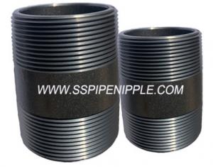 Wholesale Industrial Carbon Steel Pipe Nipples  Cedula 40 Rosc 2 X 4  ANSI / ASME B1.20.1 from china suppliers