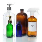 1oz 2oz 3oz Frosted Glass Lotion Bottles Boston Diffuser