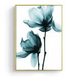 Abstract Floral Oil Painting Print on Canvas for Living Room Wall Decoration