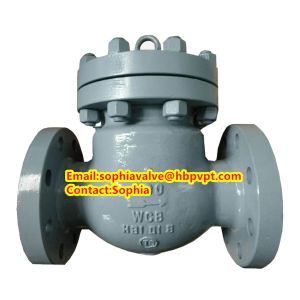 Wholesale cast steel check valve WCB 300# flanged swing check valve from china suppliers