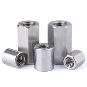 Wholesale Thread Types DIN6334 ZINC Plated Long Hex Coupling Nut for DIN/GB/ISO from china suppliers