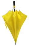 Yellow Color Fiberglass Shaft Pongee Big Size Golf Umbrella For Men