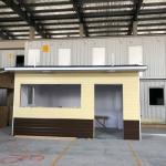 CE EPS 25m2 Galvanlized Steel Tube Guest Prefab Sips Tiny Homes