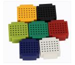 35 Holes Round Hole Breadboard Colorful Recycling Assembly Units