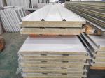 White Color Steel Sheet Rock Wool Sandwich Roof Panel Easy Installation Rock