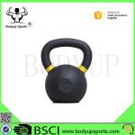 Powder Painted Fitness Equipment Kettlebells With KG LB Marking Cast Iron