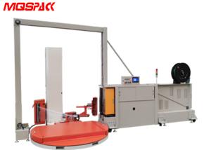 Wholesale HMI Touch Panel Automatic Strapping Machine , Short Feeding Industrial Strapping Machine from china suppliers