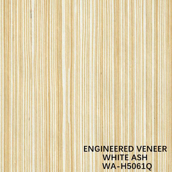 Recon Ash Wood Veneer Sheets Yellow Color Quarter Cut WA-H5061Q For Doors /