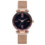 32mm Multi Color Alloy Case Fashion Ladies Fashion Wrist Watch with Magic Mesh