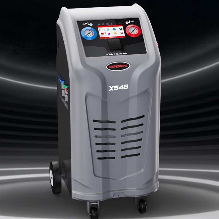 180L/Min Vacuum Grey AC Refrigerant Recovery Machine For R134a And 1234yf