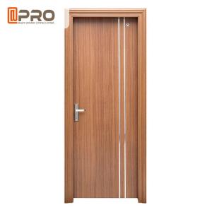 Wholesale Soundproof Glass MDF Wooden Door / Interior Room Door Enviromental - Friendly from china suppliers