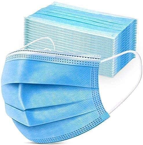 17.5*9.5 cm face mask 3 Layer Meltblown Filter Blue Colors Disposable Medical