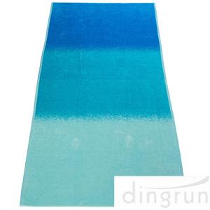 Wholesale 70*140 Cm Striped Blue Custom Printed Beach Towels Machine Washable And Dryable from china suppliers
