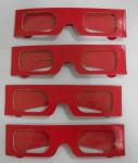 Disposable Chromadepth Movie Theater 3d Glasses Custom Logo For Pictures