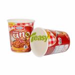 Customized Disposable Paper Noodle Soup Food Cups with Glass Paper Fan 12 16