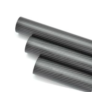 Wholesale 70MM Round Carbon Fiber Tube Excellent Electromagnetism Property from china suppliers