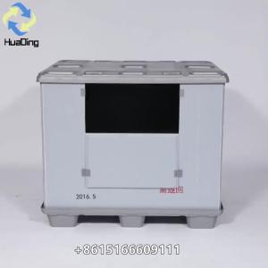 Wholesale packaging automotive Plastic pallet box Wholesale container sleeve For Auto Parts Storage pallet box cleaning litter box from china suppliers