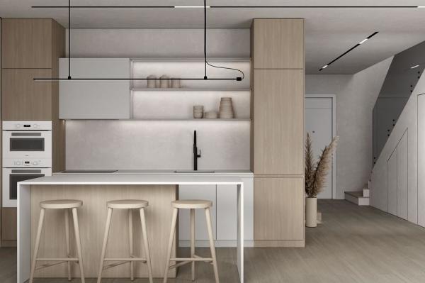 Low Price Modern Furniture Cuisine Smart Full Complete Kitchen Cabinet Set No