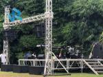 Concert Aluminum Portable Stage , Decoration Led Aluminum Roof Truss Stand