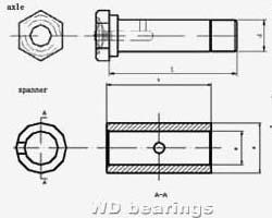 Wholesale Casters wheel components SPANNER 06F38-YC from china suppliers
