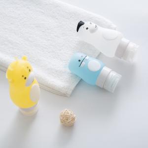 Wholesale Cartoon Split Charging Squeezable Portable Food Grade Sub Silicone Bottle Set from china suppliers