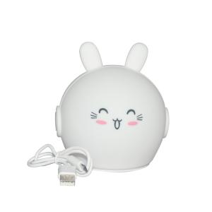 Wholesale Rabbit Rechargeable Silicone Night Light Soft Touch Switching Colors For Children from china suppliers