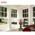 Horizontal Sliding Aluminum Glass Window With Grill Design