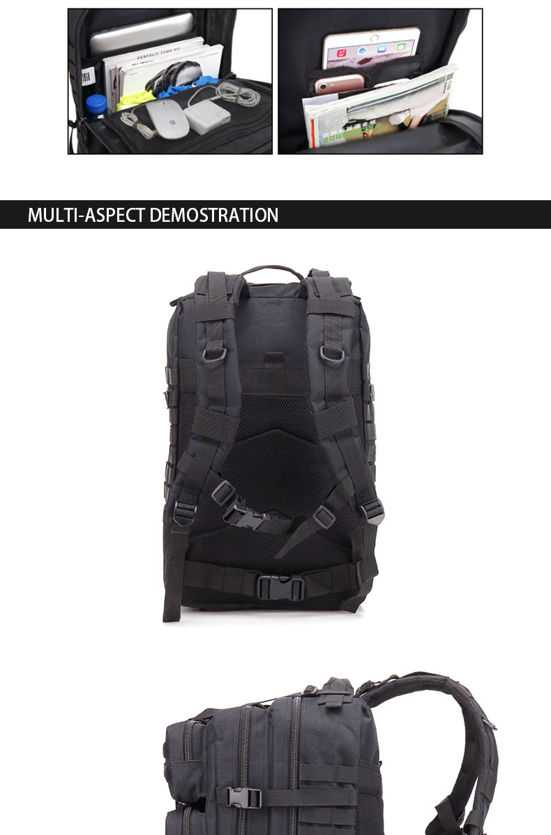 Comfortable Soft Handle Oxford Rucksack for School Travel Camping Training