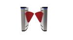 Stainless Steel 304 Speedlane flap barrier Turnstile Access Control Barriers 35W