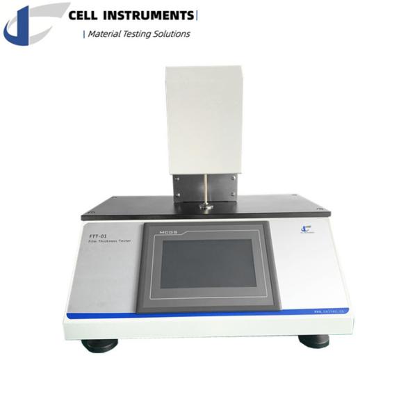 Thickness Tester With Micro Printing Packaging Tester About Thickness Meaturement Hmi Touch Screen Thickness Testing