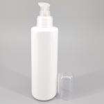 White Cylinder 24mm 6.67oz Eco Friendly Lotion Bottles