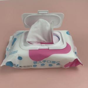 China Spunlace Non Woven Wet Wipes For Baby Cleansing on sale