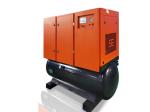 20 Hp Screw Compact Air Compressor Variable Speed Tank Mounted