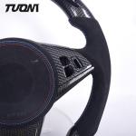 Matte Carbon Fiber Steering Wheel Bmw M5 E60 Sports Alcantara 350mm Auto Parts