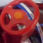 300W Coin Operated Arcade Machines , Cartoon Carousel Children Swing Car