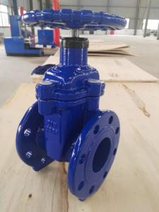 Wholesale DIN3352 resilient seal F4 cast iron gate valve body material GGG50 from china suppliers