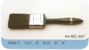 Wholesale Best quality factory made different size wooden handle pure bristle paint brush No.657 from china suppliers