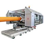 Double Wall HDPE Pipe Production Line Drainage Sewage Corrugated Pipe Machinery