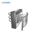 SUS304 Half Height Turnstile Gate Semi Automatic Waist High Turnstile 45people