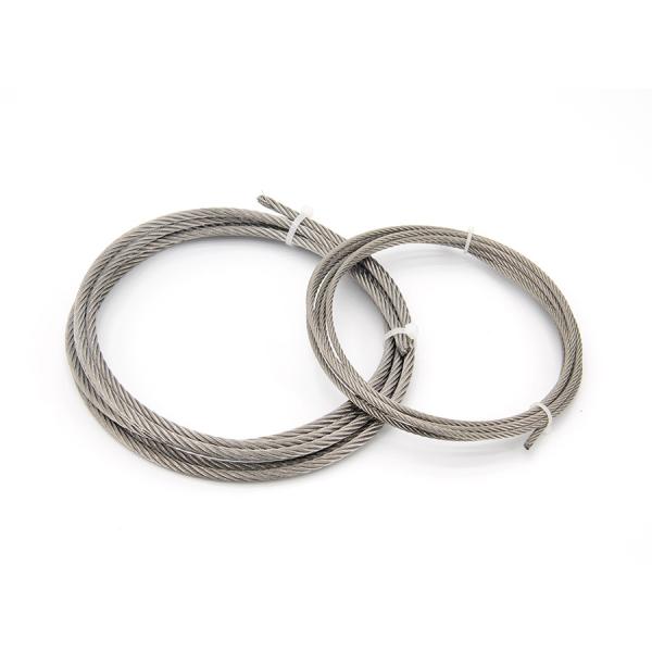 TSHS 1*7 304 316 0.3mm Stainless Steel Wire Rope Cable 300 Series Material 1 X 7