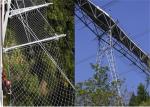 304 / 316 Stainless Steel Cable Trellis , Stainless Steel Green Wall Mesh