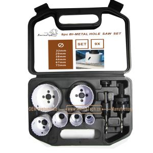 Wholesale 9PC Bi-Metal Hole Saw Kit,Power Tools,Drill Bits from china suppliers