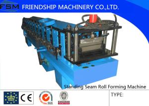Wholesale Galvanized Steel Standing Seam Roll Forming Machine With 45# Roller from china suppliers