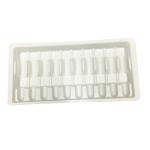 Vacuum Formed 0.2mm Thick Vial Blister Packaging Rectangular Clear Blister Tray