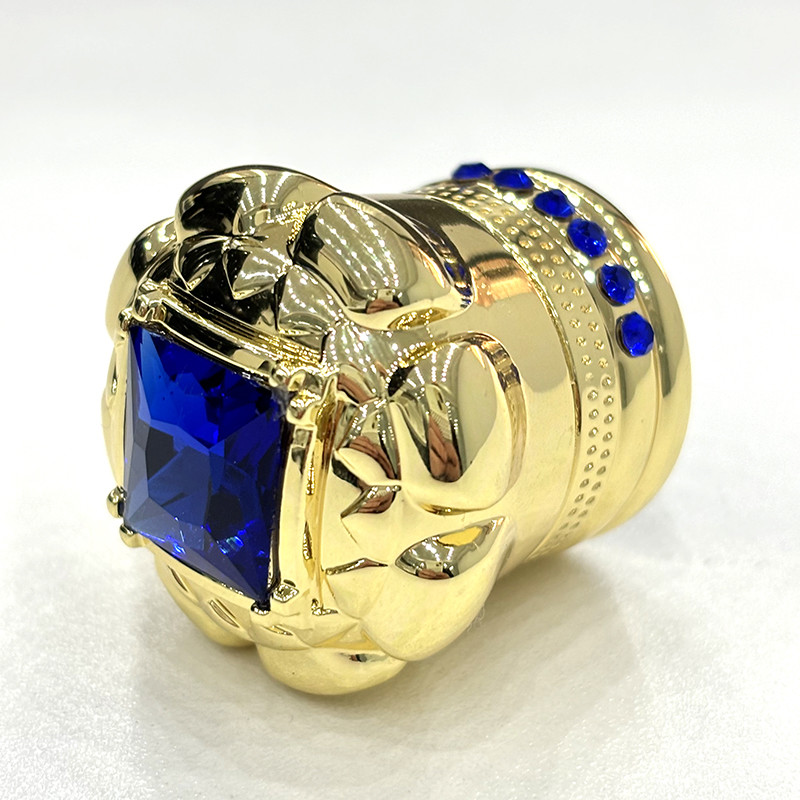 Zamak Perfume Caps For Luxury Perfume Bottles Round / Square / Rectangle / Other
